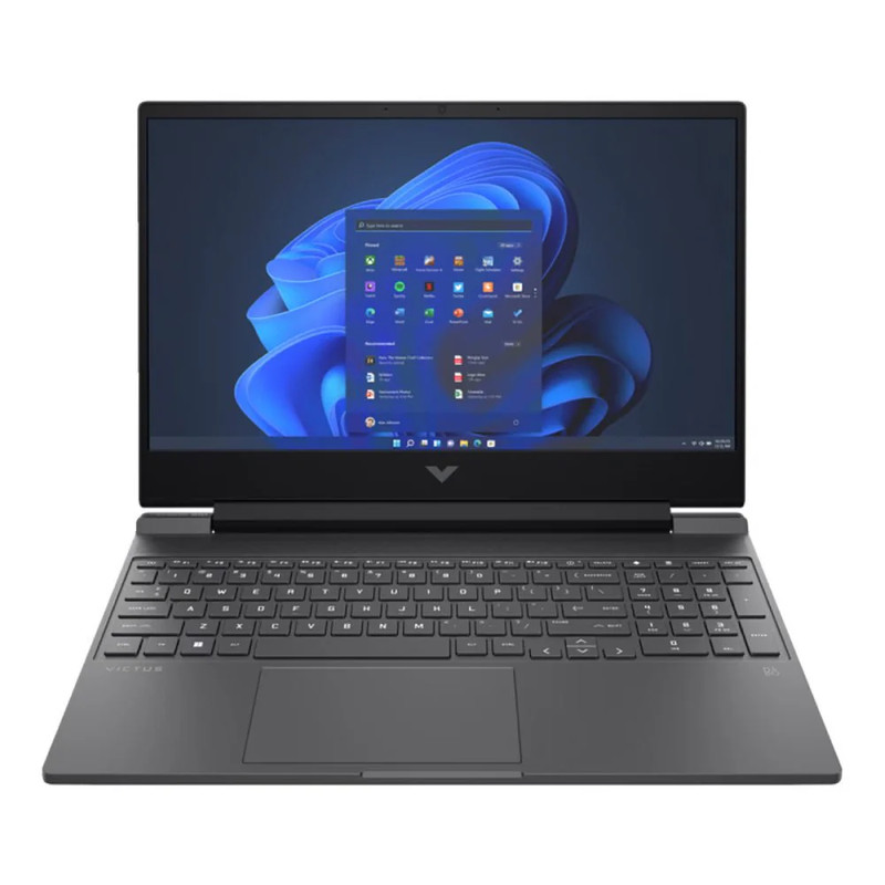 HP Victus 15-fb0041ne, AMD Ryzen 5 5600H, 16GB RAM, 512GB SSD, RTX 3050 GPU 15.6'' FHD Laptop - Black - حاسوب محمول